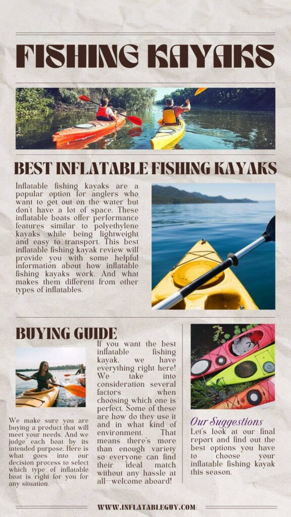 Best Inflatable Fishing Kayaks All Time