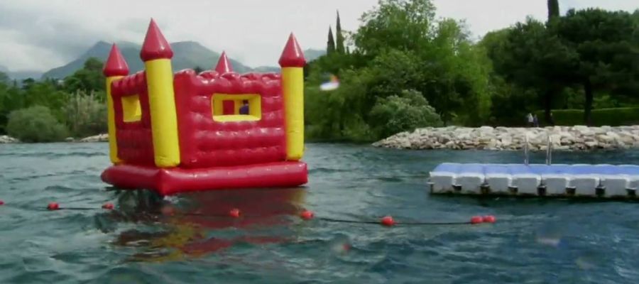 Bouncy Castle On Water