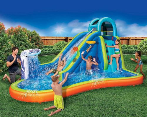 Double Drench Water Slide