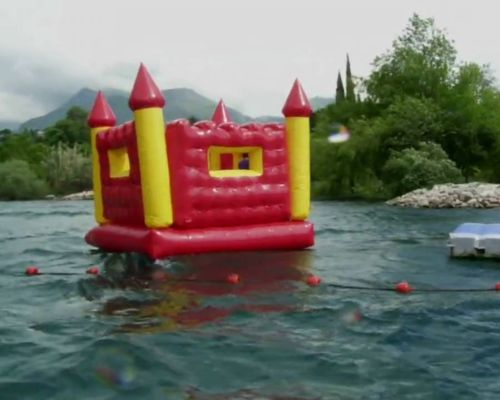 Bouncy Castle On Water