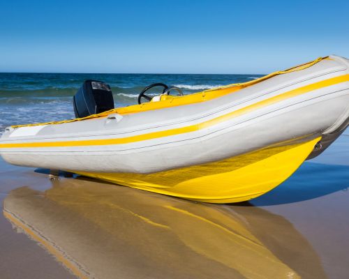 Heavy Duty Inflatable Boat With Motor